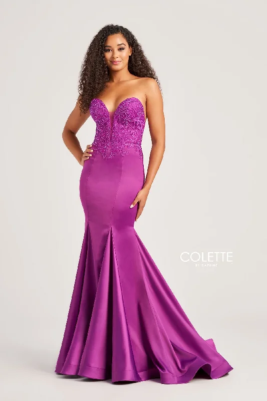 Colette CL5116 Mermaid Prom Long Stones Formal Dress