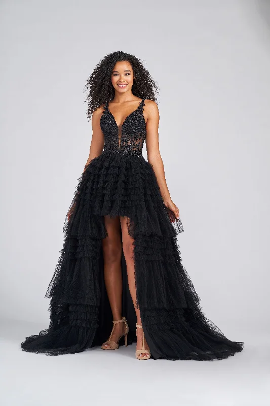 Colette CL12281 Ruffle Formal High Low Prom Dress