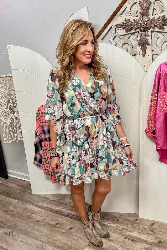 Boho Floral Dress