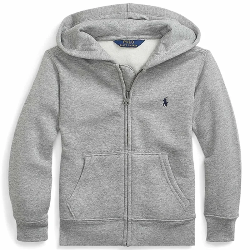 Polo Ralph Lauren Boy Hoodie Dark Sport Heather