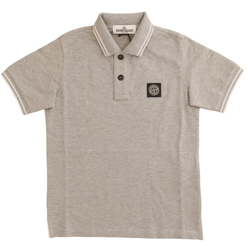 Stone Island Polo Shirt Dust Grey Melange