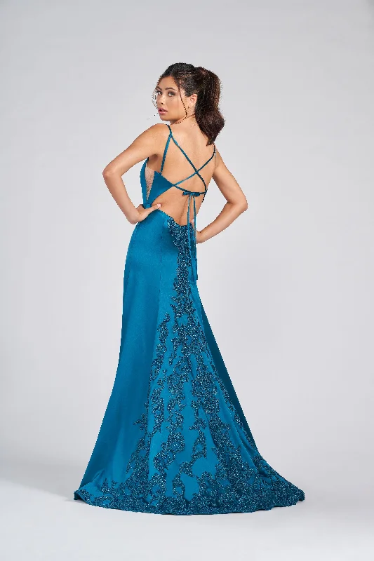 Colette CL12274 Long Formal Applique Prom Dress