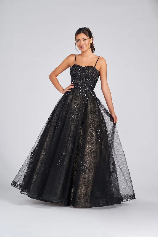 Colette CL12248 Applique Long Prom Formal Dress