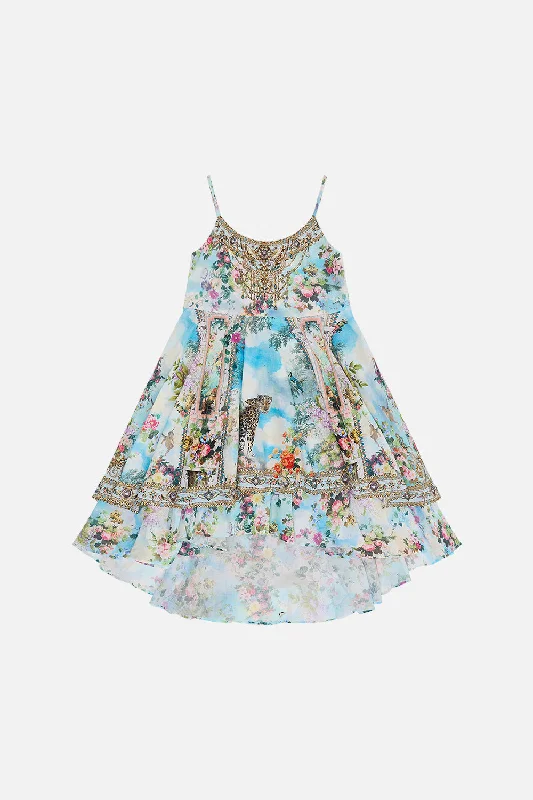 KIDS ROUND NECK TIERED DRESS 12-14 WE ALWAYS HAVE ALEXANDRIA