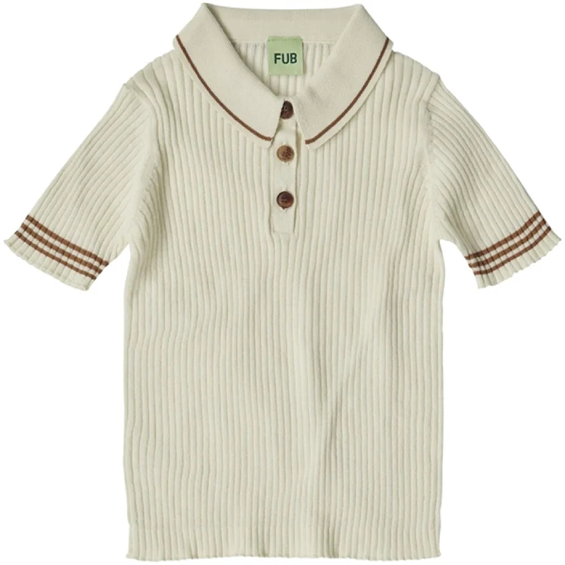 FUB Ecru Polo T-shirt