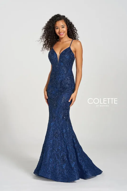 Colette CL12217 Fitted Formal Mermaid Prom Long Dress