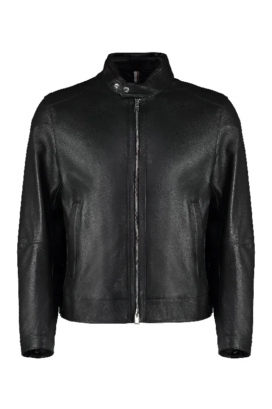 BOSS Luxurious Lambskin Leather Jacket