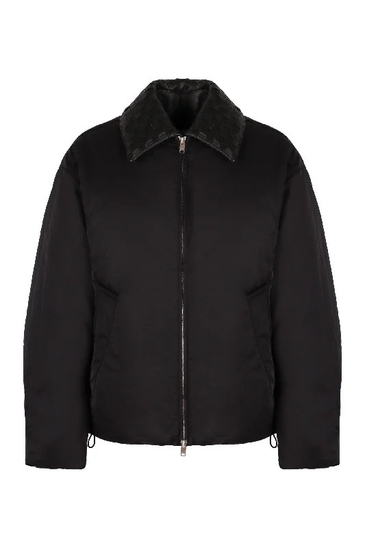 BOTTEGA VENETA Tech-Enhanced Down Jacket with Detachable Collar