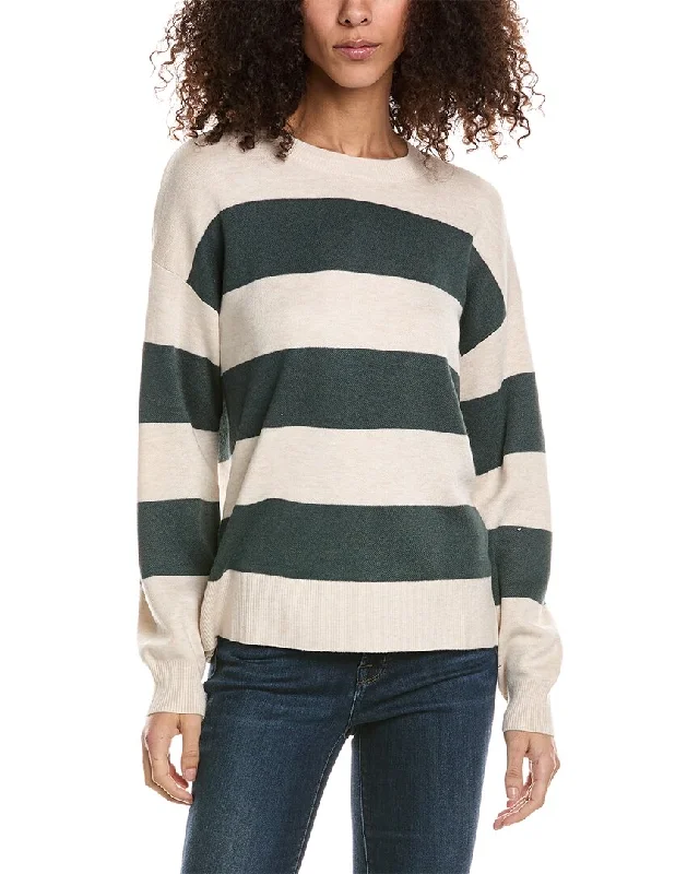 Splendid Ivy Stripe Cashmere-Blend Sweater