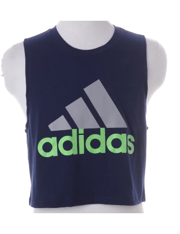 Label Polly Cropped Sports T Vest