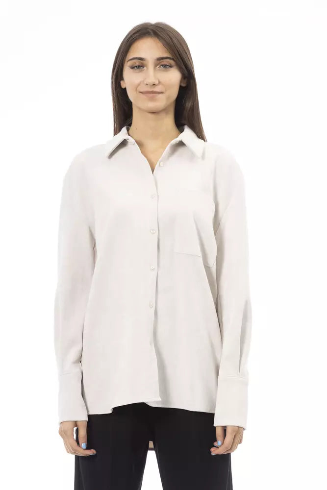 Alpha Studio  Polyester Women's Shirt