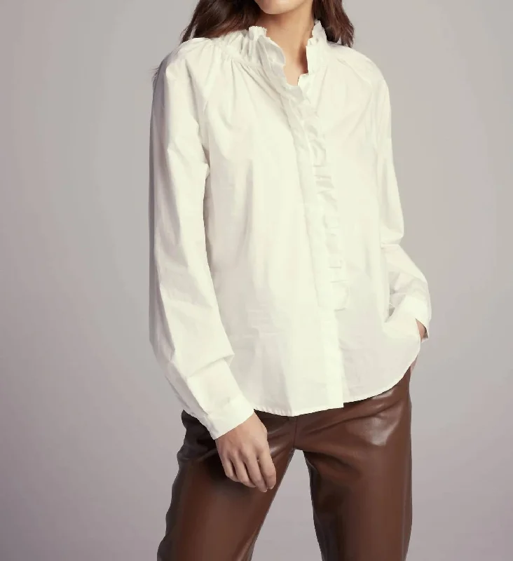 Lark Shirt In White