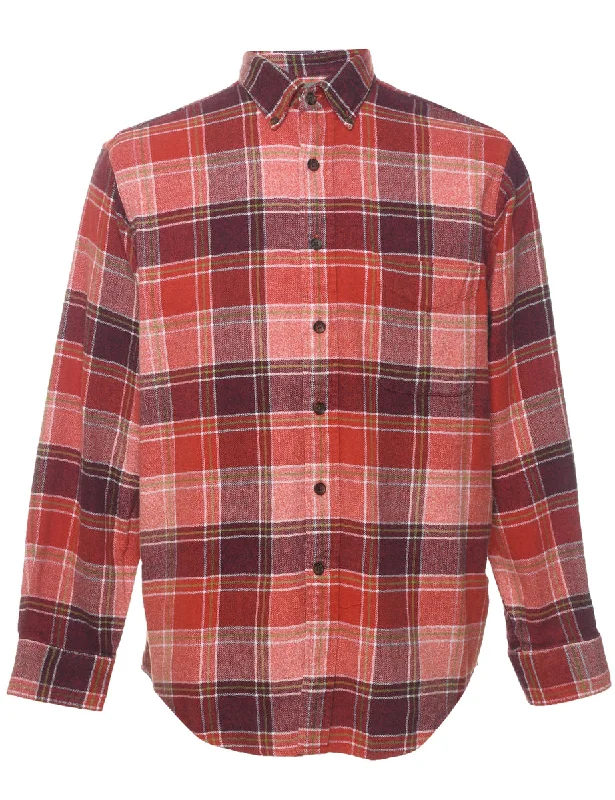 St John's Bay Checked Shirt - M