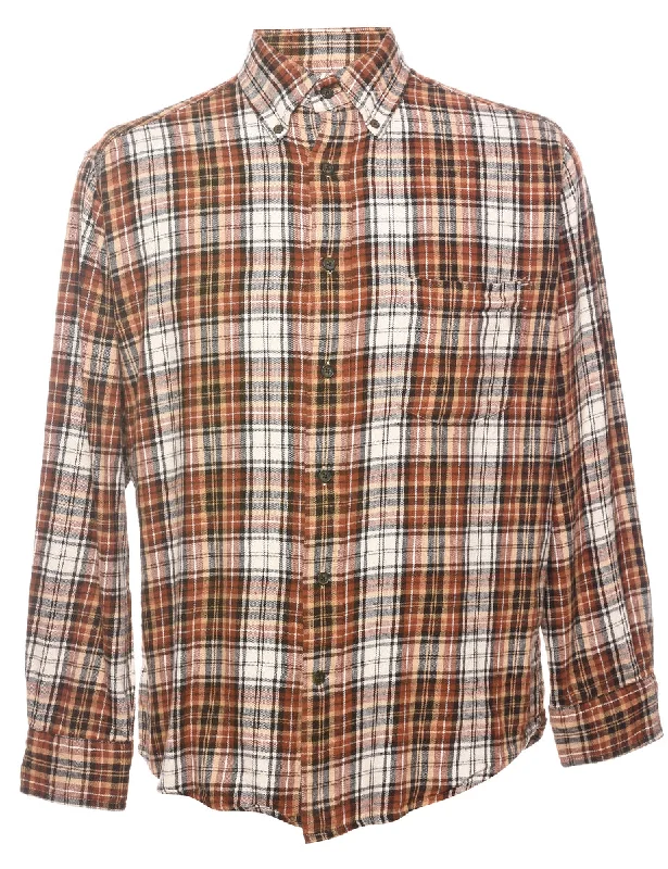 St John's Bay Checked Shirt - M