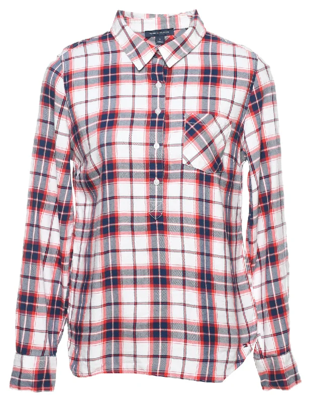 Tommy Hilfiger Checked 1990s Shirt - M