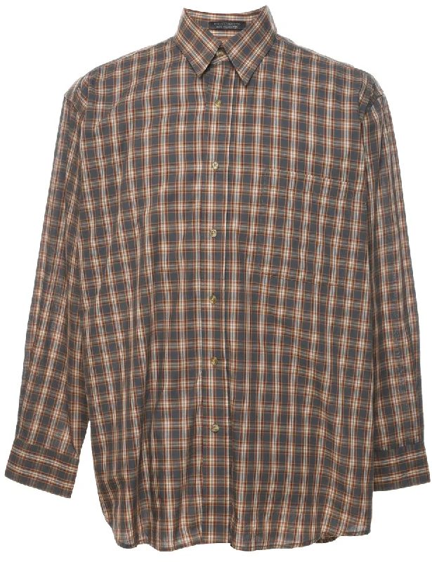 Van Heusen Checked Shirt - M