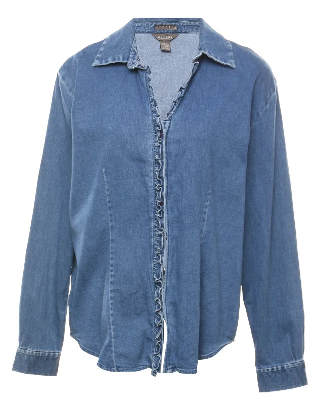 Van Heusen Denim Shirt - M