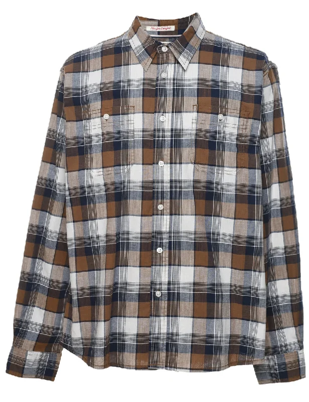 Wrangler Checked Shirt - L