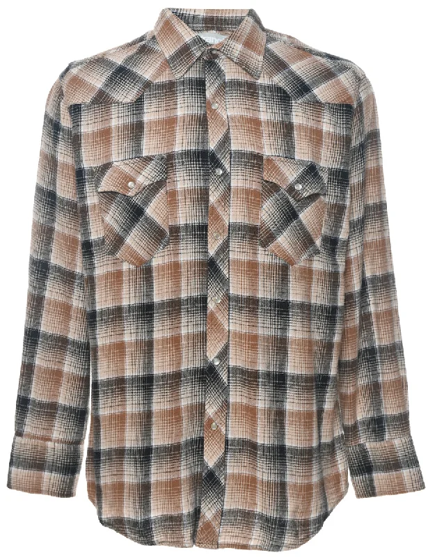 Wrangler Checked Shirt - L