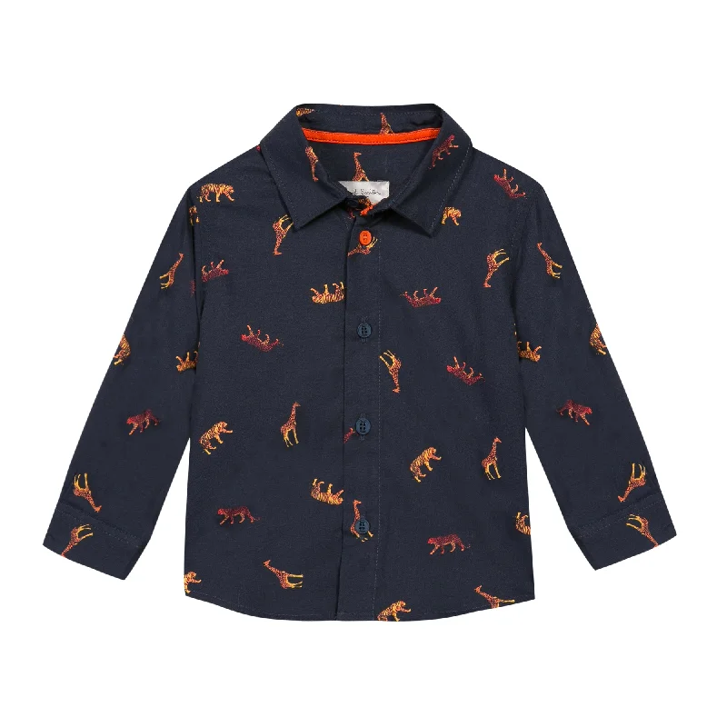 Paul Smith Baby Shirt - BRIGHT NAVY