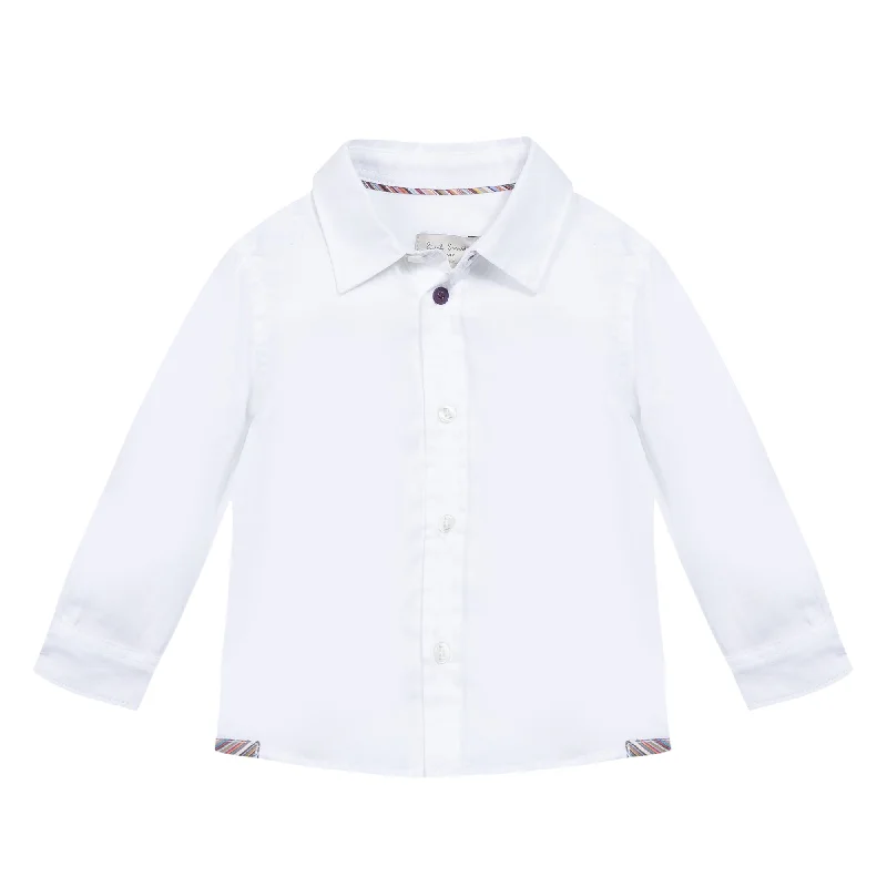 Paul Smith Junior Baby White Shirt