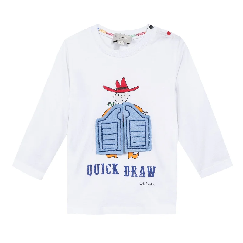 Paul Smith Junior Babies 'Petrus' Cowboy & 'Quick Draw' Long Sleeve Tee Shirt