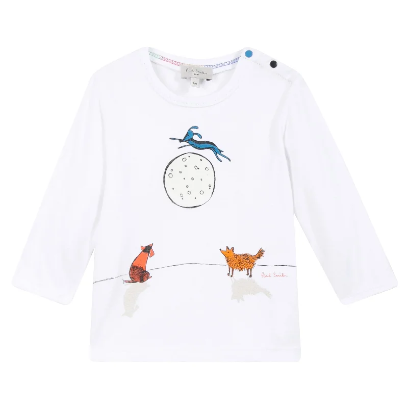 Paul Smith Junior Baby "Moon" Long Sleeve Tee Shirt