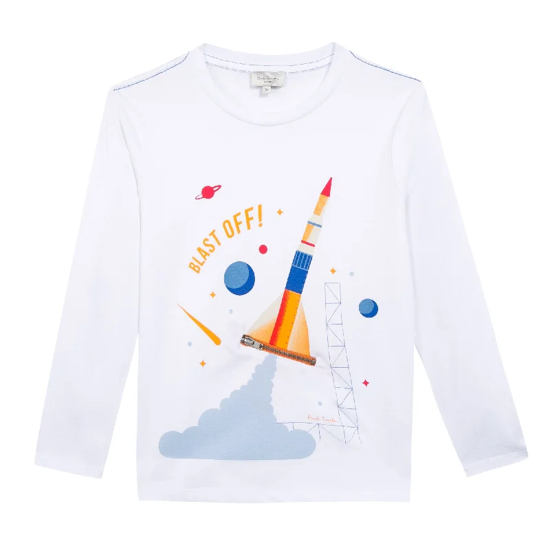 Paul Smith Junior Rocket Long Sleeved Tee Shirt