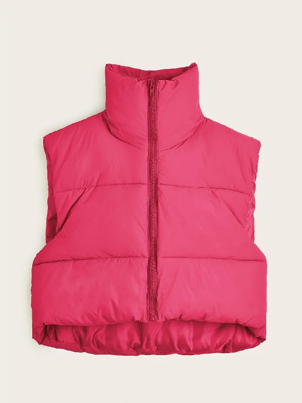 Black Quilted Padded Vest