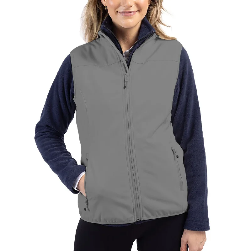 Cutter & Buck Clique Trail Eco Stretch Softshell Women's Full Zip Vest