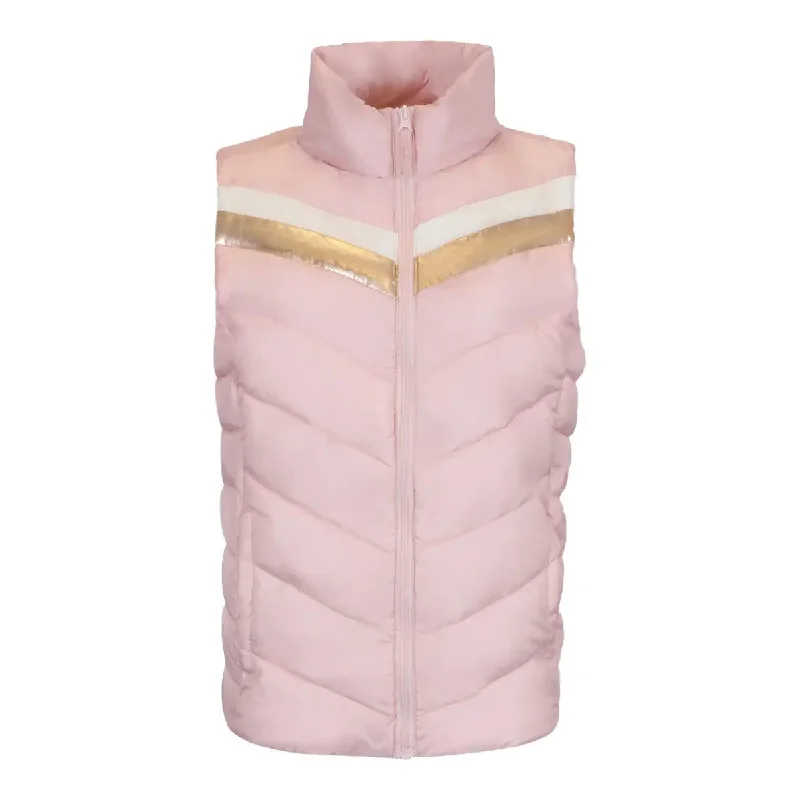 Juniors' SO Chevron Colorblock Puffer Vest