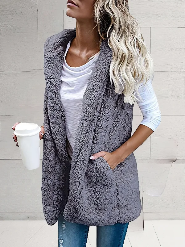 Winter Warm Vest with Hood