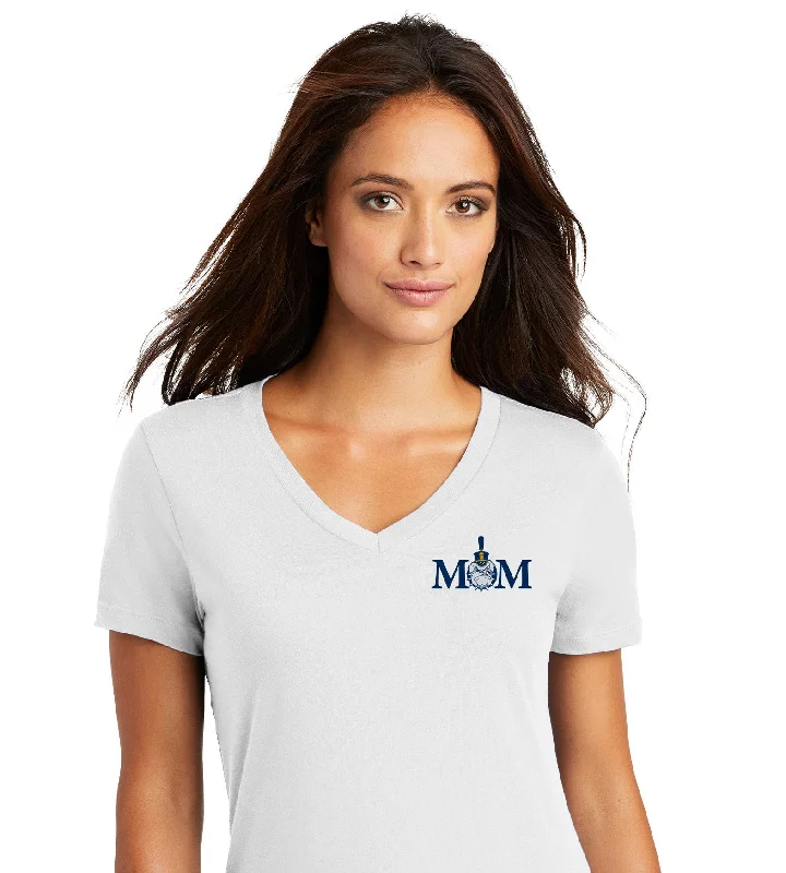 The Citadel, Mom & Spike  Women’s V-Neck Tee Shirt