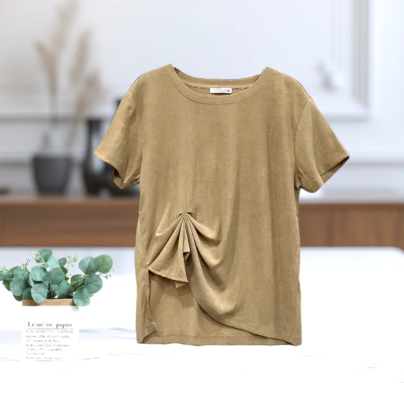 Patch Women Casual Short Sleeve T-Shirt