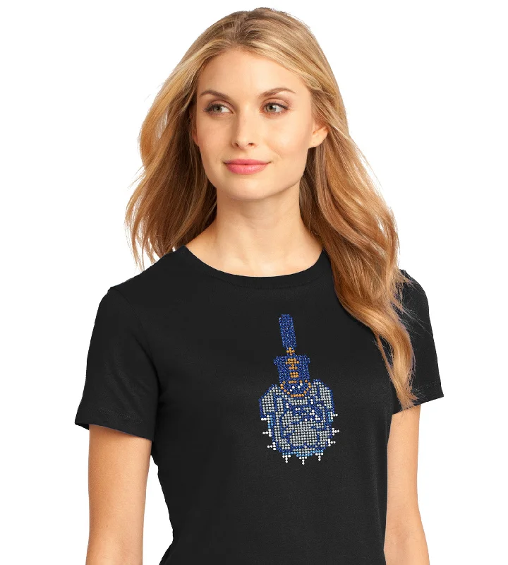 Spike Rhinestones Women’s Perfect Weight ® Tee