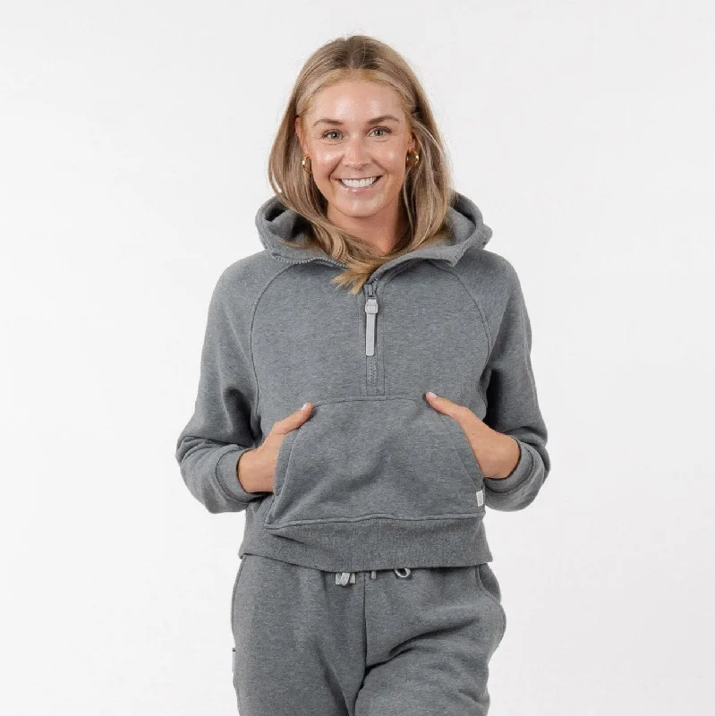 Clarity Half-Zip Hoodie | Heather - Boulder Grey