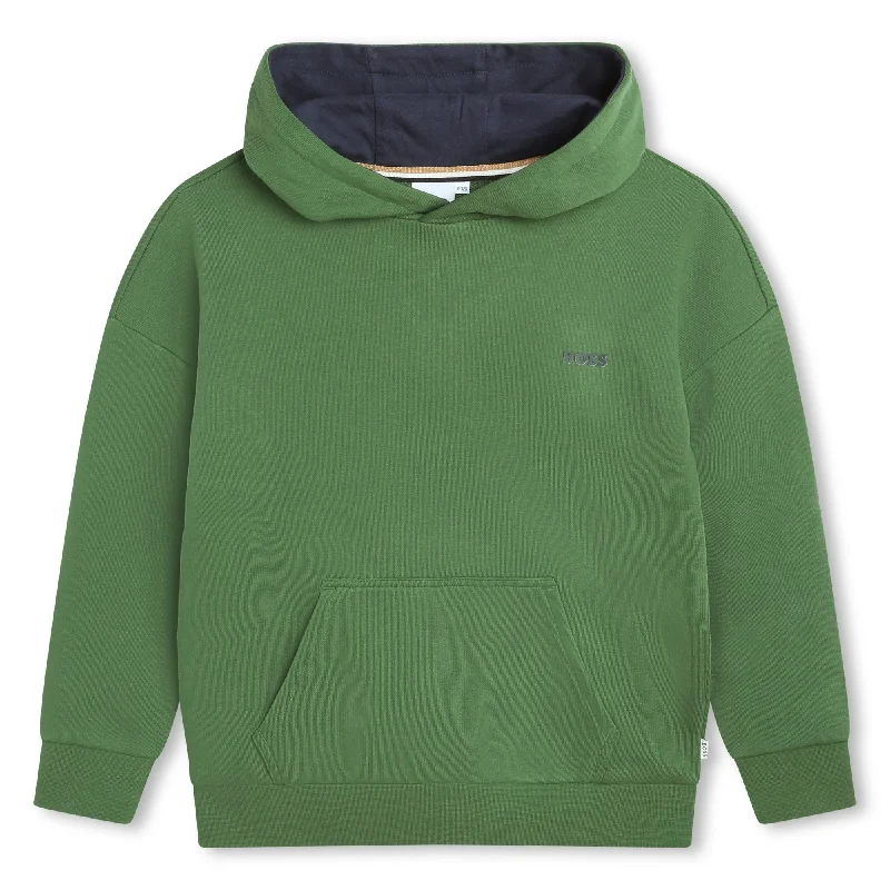 Green Hooded Sweatshirt