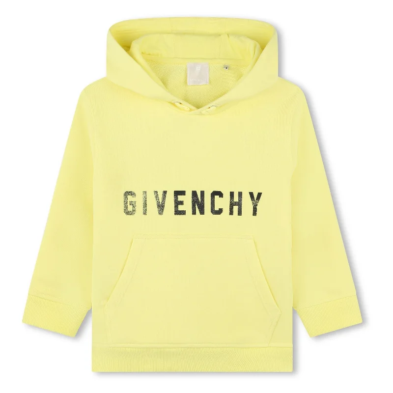 Yellow Hooded Sweatshirt