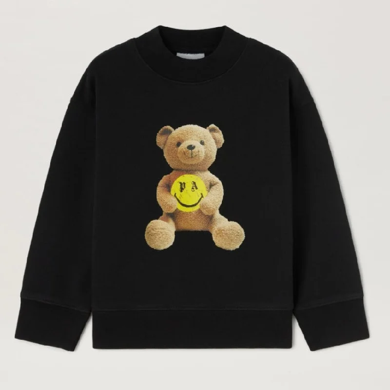 Black Bear Print Sweatshirt