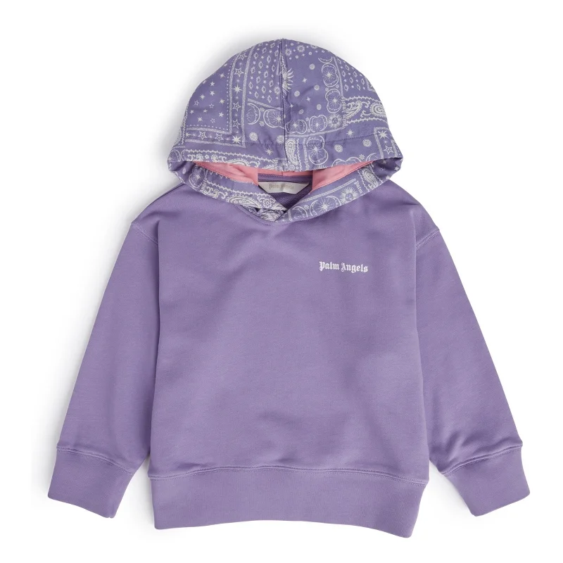 Purple Logo Hooded Sweatshirt