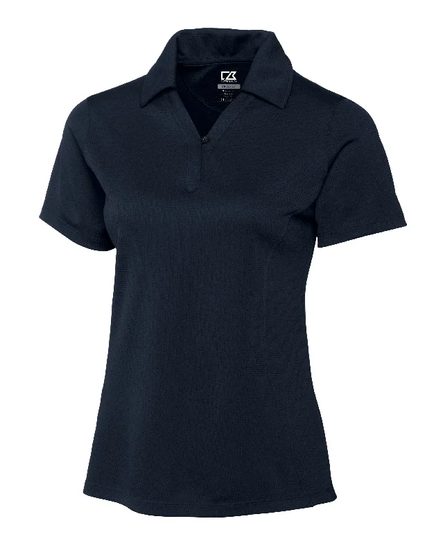 Cutter & Buck CB Drytec Genre Textured Solid Womens Polo